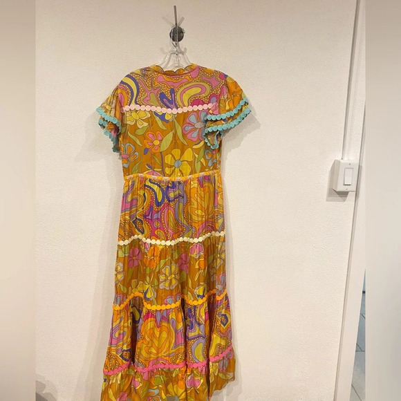 CeliaB Lobelia Tiered Floral Dress Size Medium EUC - Picture 6 of 6